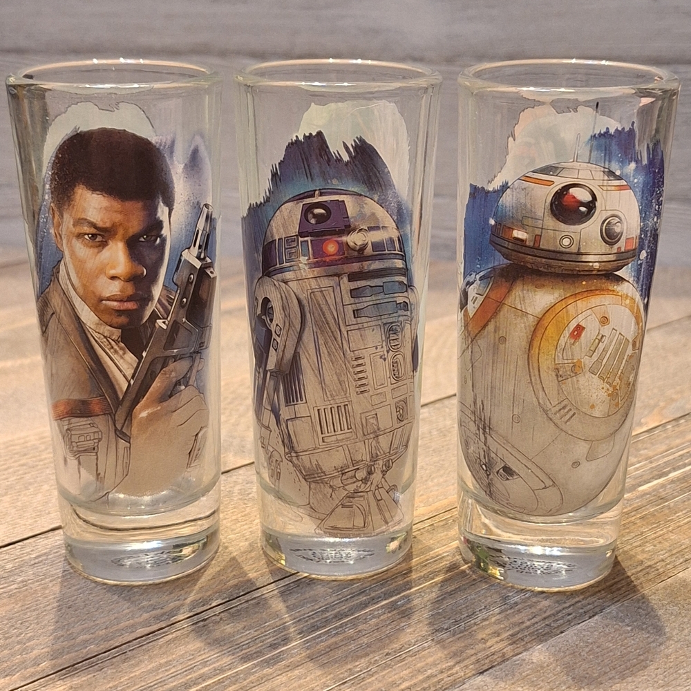 Star Wars 2010 10 Oz. Glass Set Of 3